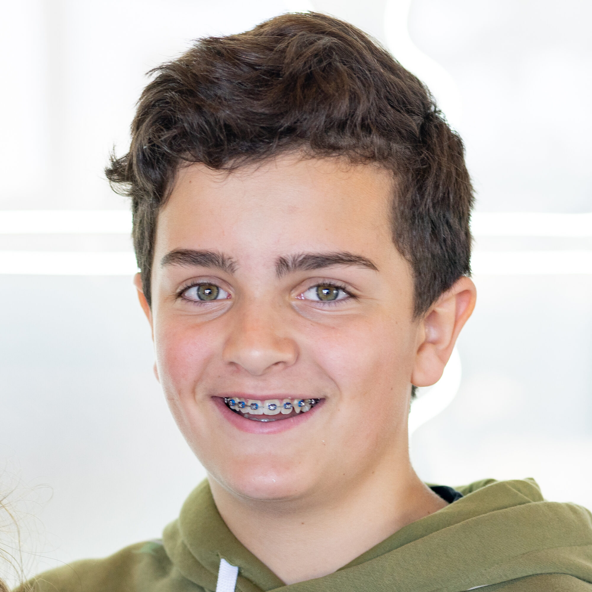 photo of teen patient smiling
